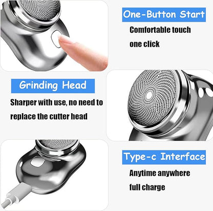Mini Electric Shaver – Portable Rechargeable Pocket Razor ⚡✨