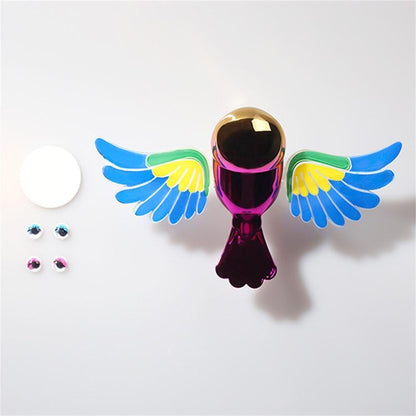🐦 Moving Wind Swinging Bird Wings Car Ornament | Cute Dashboard Decoration 🚗✨