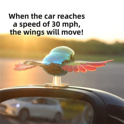 🐦 Moving Wind Swinging Bird Wings Car Ornament | Cute Dashboard Decoration 🚗✨