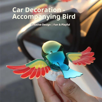 🐦 Moving Wind Swinging Bird Wings Car Ornament | Cute Dashboard Decoration 🚗✨
