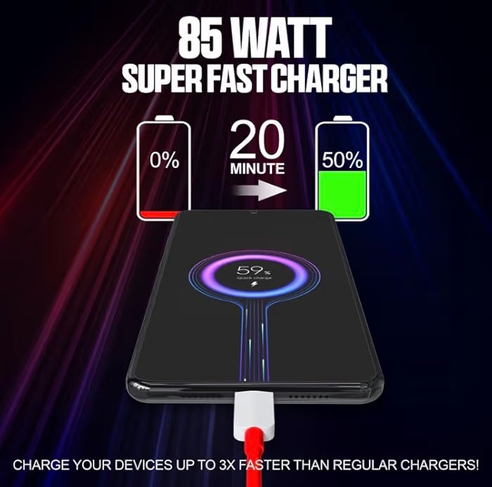 SuperVOOC 85W Fast Charger