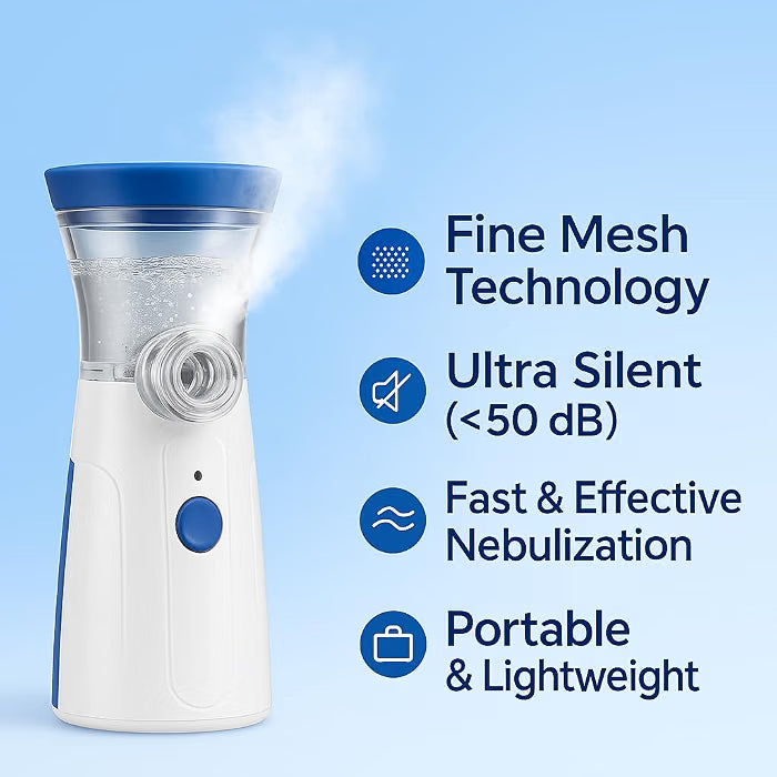 Portable Mesh Nebulizer for Kids & Adults