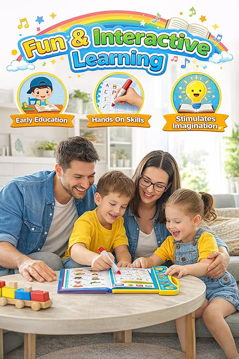 Interactive Talking Study Book for Kids  Phonics and Early Learning Toy