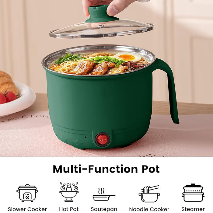 2-in-1 Electric Multi Cooker with Steamer