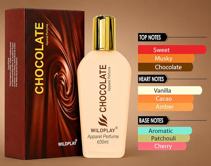 Chocolate Apparel Perfume 30ml | Sweet, Musky & Chocolate Fragrance