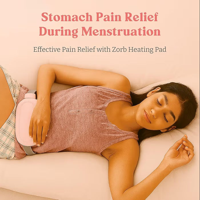 🌸🔥 Rechargeable Menstrual Heating Pad & Massage Belt 💆‍♀️💗