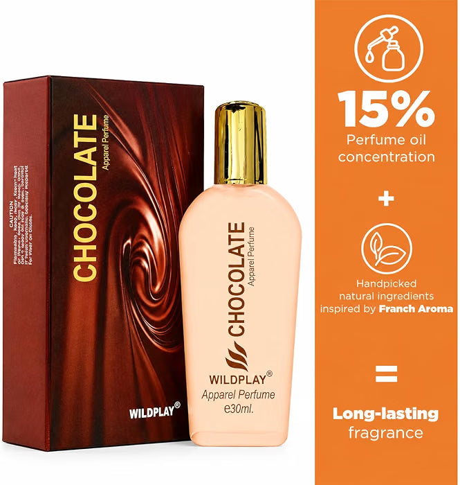 Chocolate Apparel Perfume 30ml | Sweet, Musky & Chocolate Fragrance