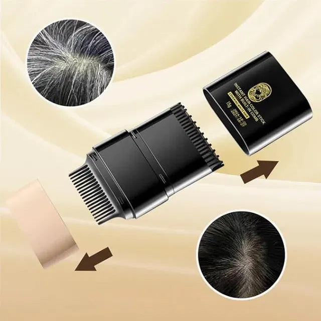 Instant Hair Dye Stick with Built-in Comb for women and men