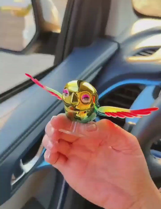 🐦 Moving Wind Swinging Bird Wings Car Ornament | Cute Dashboard Decoration 🚗✨