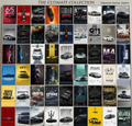 54 PCS Premium Car Poster Set (Matte & Gloss)